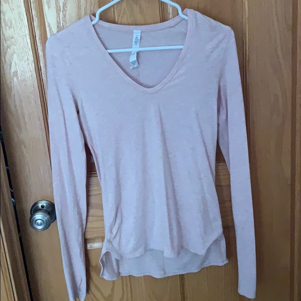 light pink lululemon long sleeve